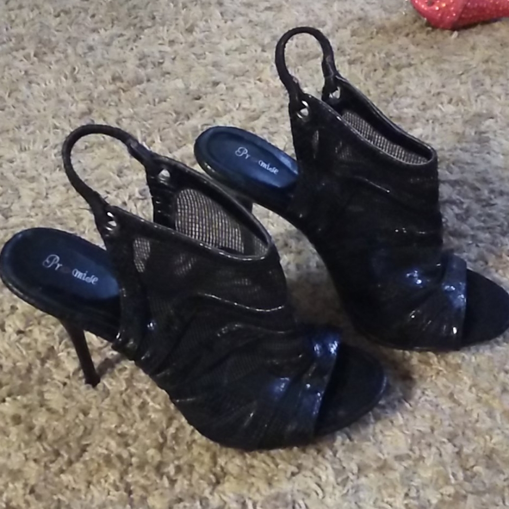 Lace heels